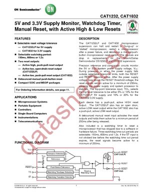 CAT1832V-G datasheet  